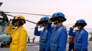 PLAN Amphibious Assault Ship in Training